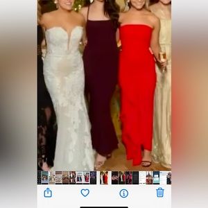 Beautiful gown berry color size 2 by solace London intermix store